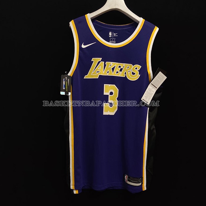 Maillot Los Angeles Lakers Anthony Davis NO 3 Statement Authentique Volet